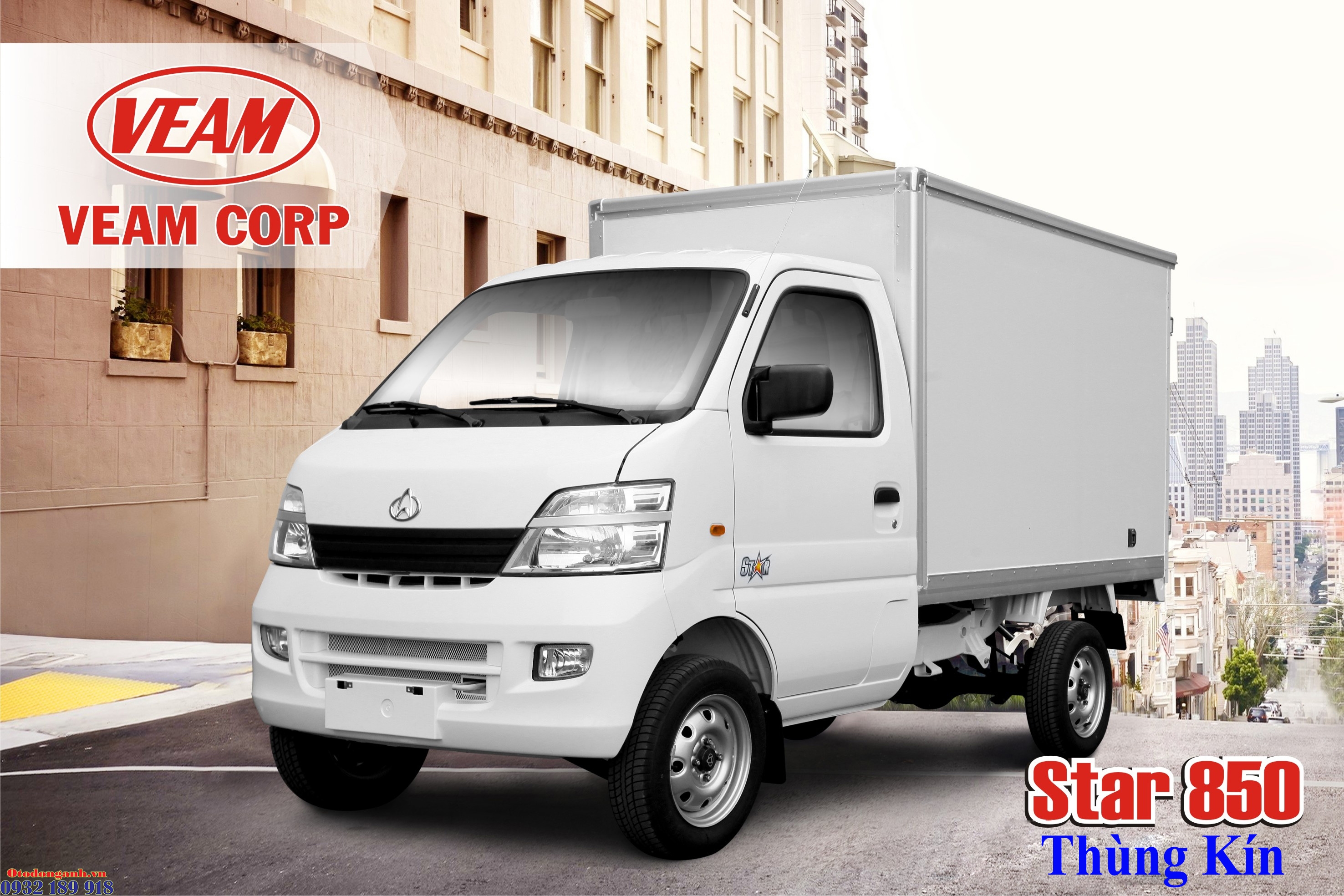 XE TẢI VEAM STAR 850KG THÙNG KÍN - OTODONGTAY